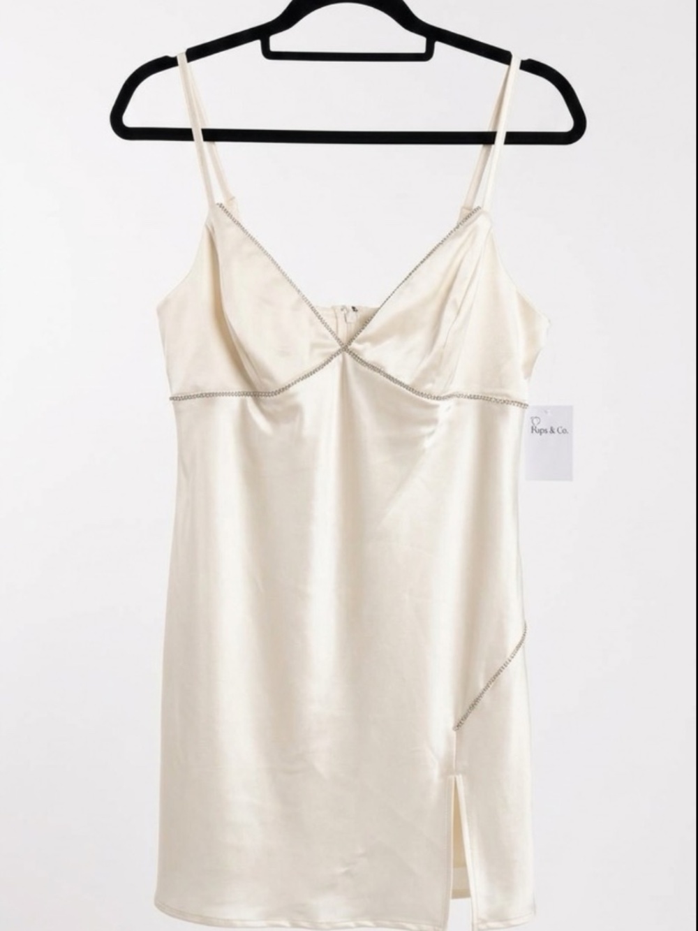 White mini dress